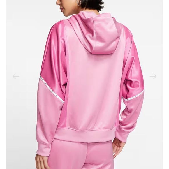 Nike BubbleGum Pink Zip-up Hooded Track Jacket - Picture 2 of 12